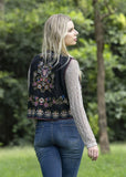 Danica Embroidered Vest - Cienna Designs
