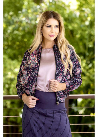 Cienna Designs - Allegra Reversible Bomber Jacket