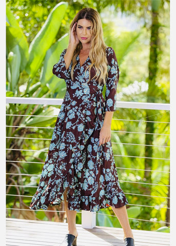 Brandy Wrap Dress - Cienna Designs