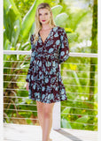 Brandy Long Sleeve Midi Dress - Cienna Designs