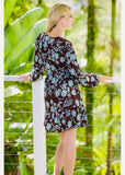 Brandy Long Sleeve Midi Dress - Cienna Designs