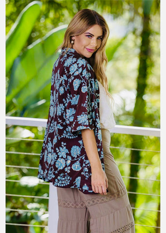 Brandy Short Kimono - Cienna Designs