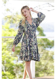 Gia Long Sleeve Midi Dress - Cienna Designs