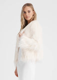 Everly Collective - Marmont Faux Fur Jacket - Ivory