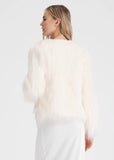 Everly Collective - Marmont Faux Fur Jacket - Ivory