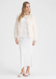 Everly Collective - Marmont Faux Fur Jacket - Ivory